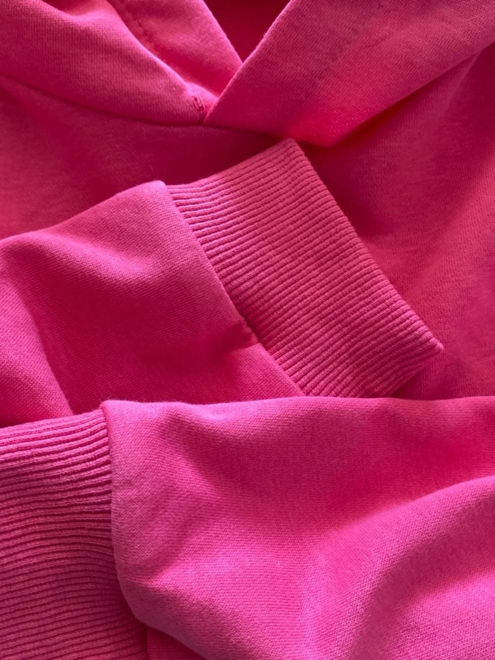 Source Unknown Bright Pink Cropped Hoodie for Kids